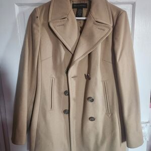 Banana Republic Camel Pea Coat